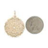 Diamond Floral Medallion Pendant