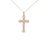 Diamond Cross Pendant Necklace