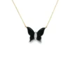 Butterfly Diamond Pendant Necklace