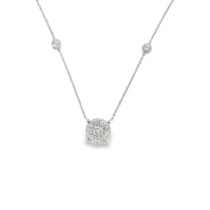 Round Diamond Pendant Necklace