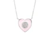 Pink Heart Diamond Necklace
