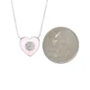Pink Heart Diamond Necklace