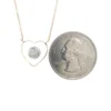 Enamel Heart Diamond Necklace