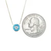 Turquoise Enamel Diamond Pendant