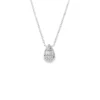 Teardrop Diamond Pendant Necklace