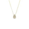 Teardrop Diamond Pendant Necklace