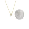 Two Stone Diamond Necklace
