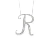 Initial R Diamond Pendant
