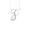 Script Initial Diamond Necklace