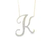 Diamond Initial D Necklace