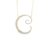 Spiral Diamond Pendant Necklace
