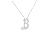 Diamond Initial B Necklace