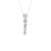 Geometric Diamond Drop Necklace