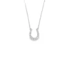 Diamond Horseshoe Pendant Necklace