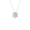 Diamond Floral Pendant Necklace