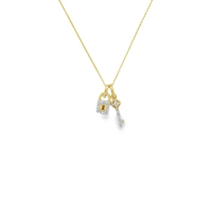 Lock Key Pendant Necklace