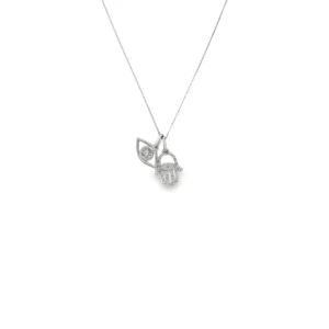 Hamsa Eye Pendant Necklace