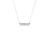 Diamond Fringe Bar Necklace