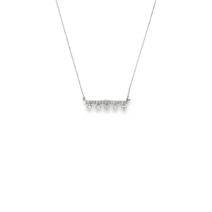 Diamond Fringe Bar Necklace