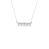 Diamond Fringe Bar Necklace