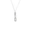 Link Diamond Pendant Necklace