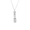 Link Diamond Pendant Necklace