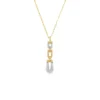 Link Diamond Pendant Necklace