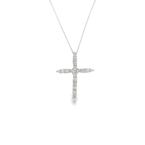 Diamond Cross Pendant Necklace