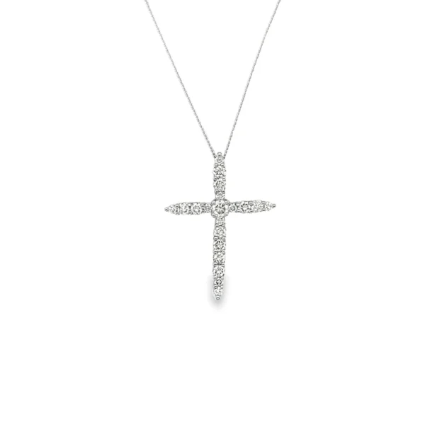 Diamond Cross Pendant Necklace