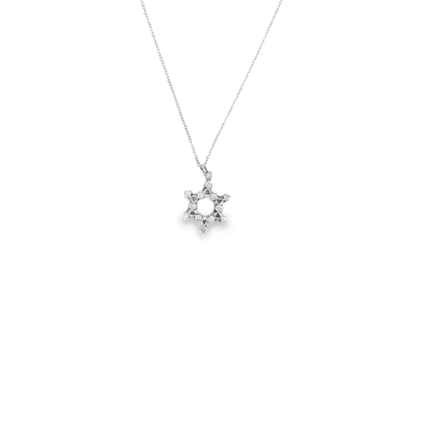 Star Diamond Pendant Necklace