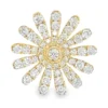 Diamond Flower Pendant Necklace