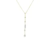 Diamond Drop Lariat Necklace
