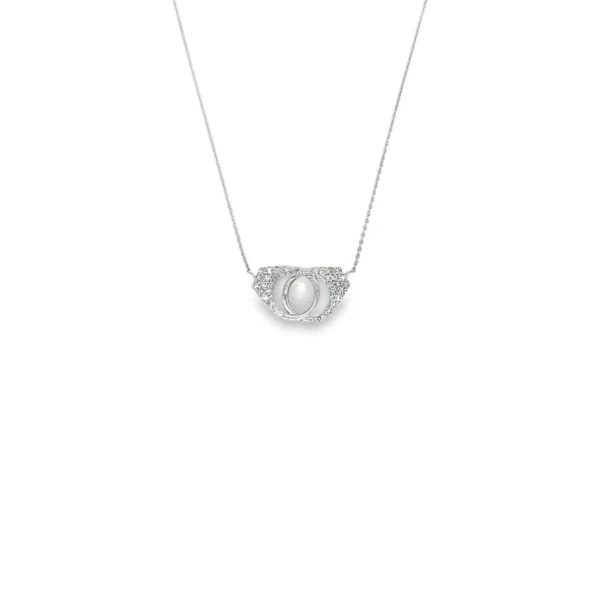 Diamond Interlocking Pendant Necklace
