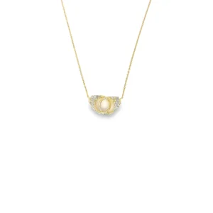 Diamond Cluster Pendant Necklace