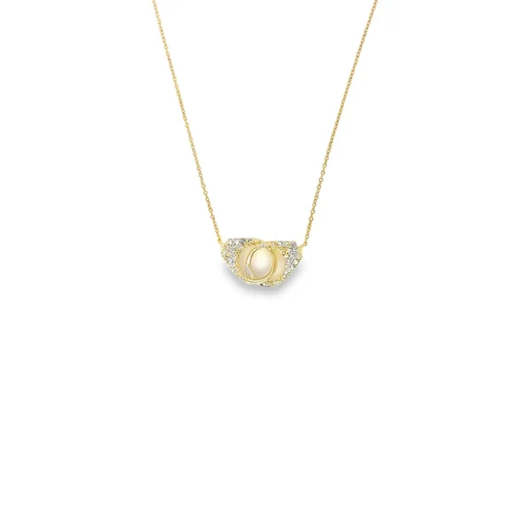 Diamond Cluster Pendant Necklace