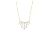 Diamond Fringe Pendant Necklace