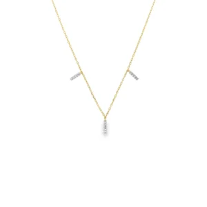 Diamond Bar Drop Necklace