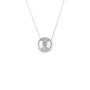 Circle Sunburst Diamond Necklace