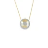 Sunburst Diamond Pendant Necklace