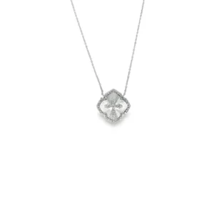 Clover Diamond Pendant Necklace