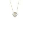 Clover Cross Diamond Necklace