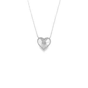Heart Diamond Pendant Necklace