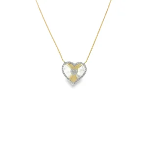 Heart Diamond Pendant Necklace