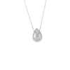 Teardrop Diamond Pendant Necklace