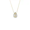 Teardrop Diamond Pendant Necklace