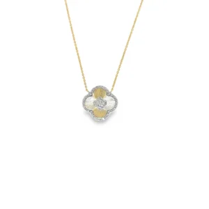 Clover Diamond Pendant Necklace