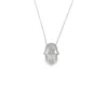 Hamsa Diamond Pendant Necklace