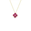 Flower Cluster Pendant Necklace