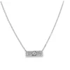 Diamond Bar Pendant Necklace