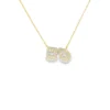 Diamond Cluster Pendant Necklace